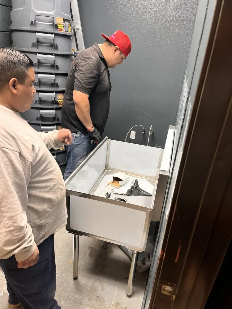 Commercial plumbing and sink installation in Rogers Park
